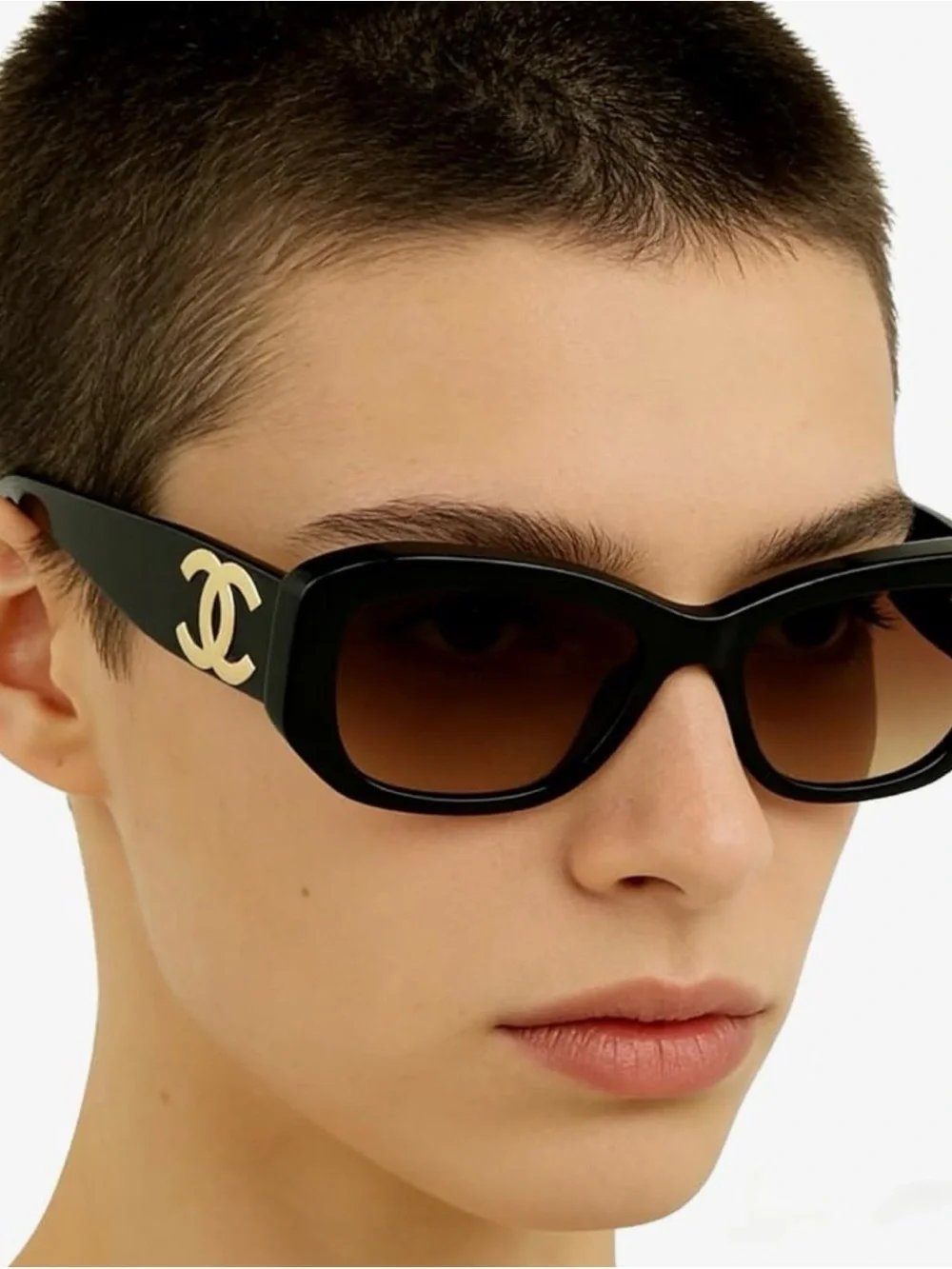CHANEL Logo Unisex Sunglasses